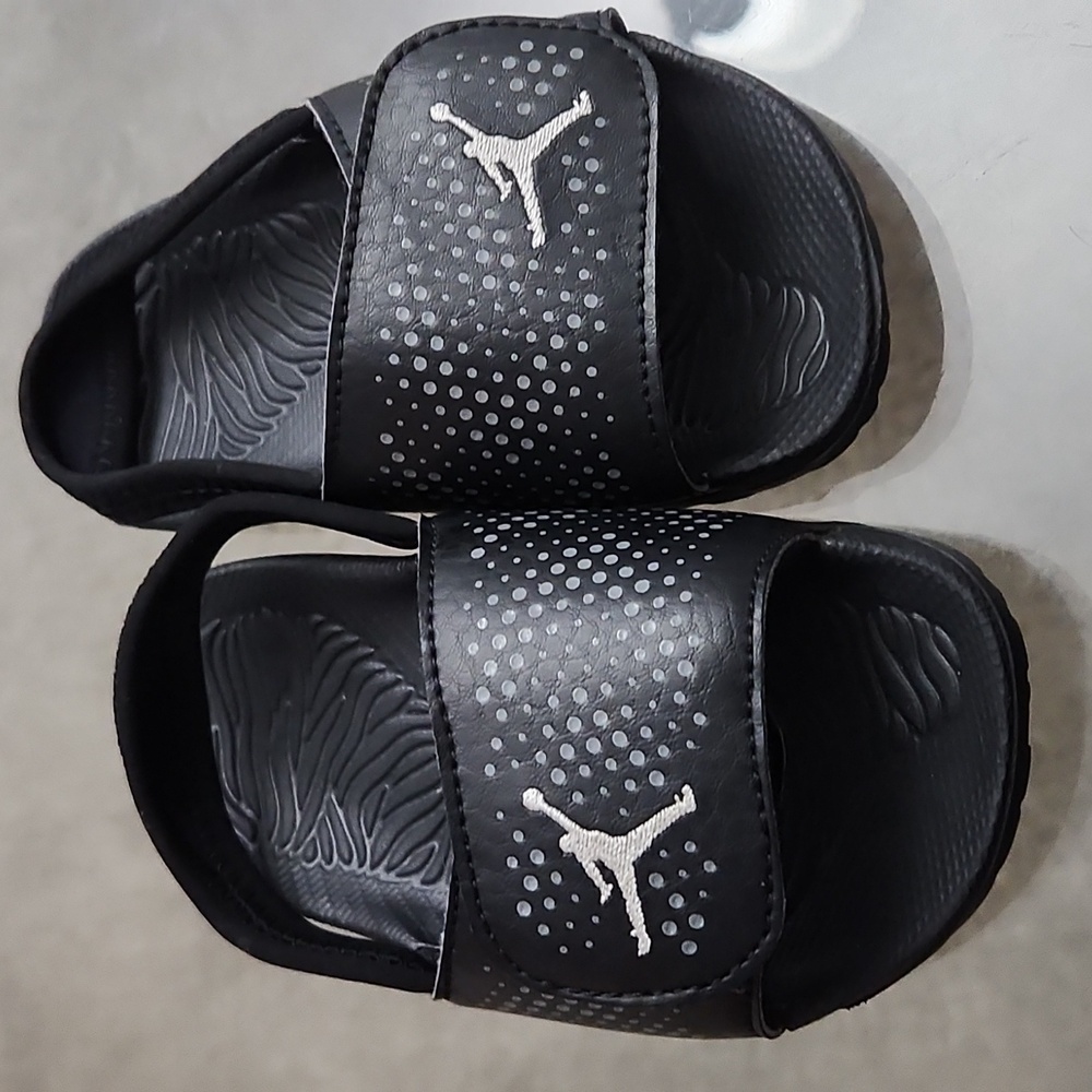 COPY - Jordan little kids sandles, black, size 9c